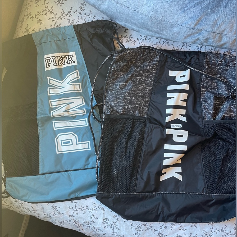 PINK Drawstring Bags